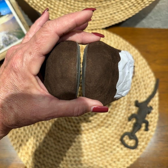 French Sole fs/ny Jigsaw Brown Suede Ballet Flats, Size 8.5 B Orig $220 - Picture 7 of 12